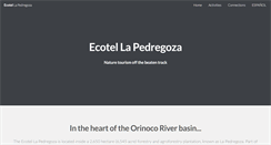 Desktop Screenshot of ecotelpedregoza.com